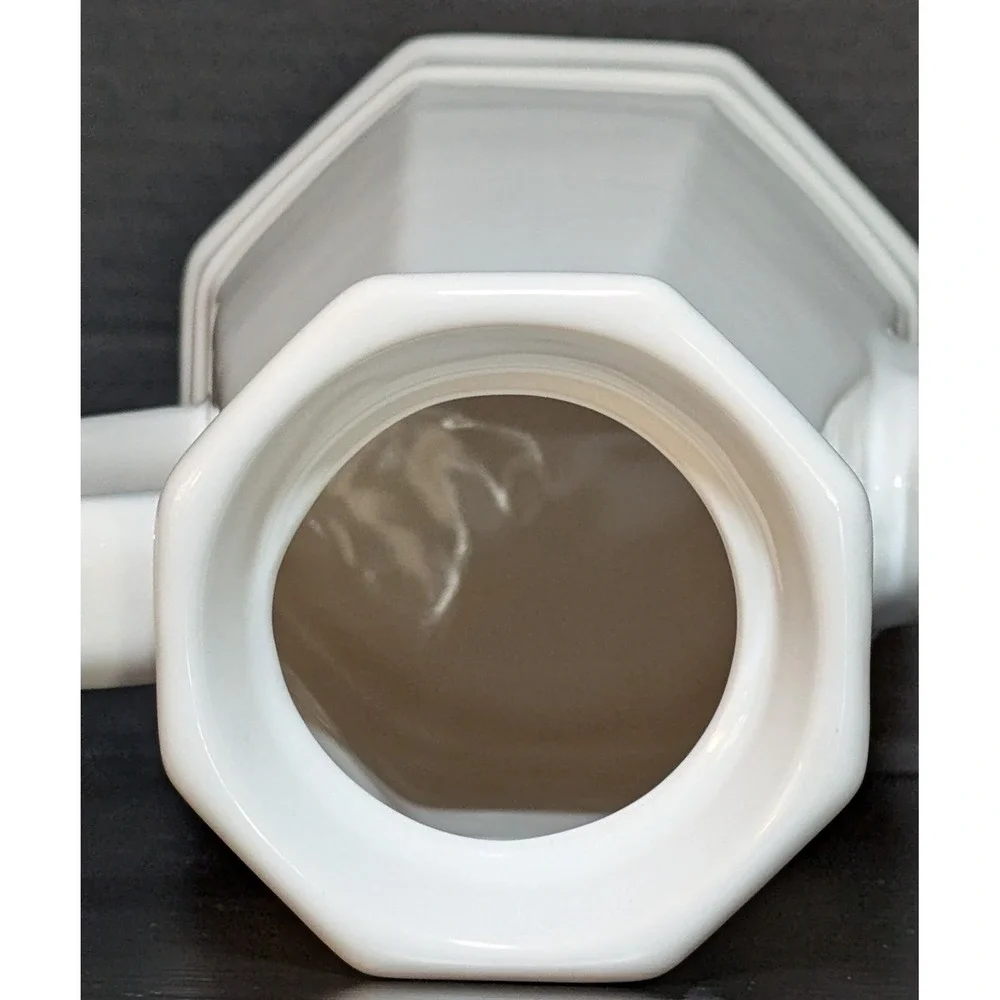 Pfaltzgraff Heritage White 3-Piece Coffee/Tea Service Coffee Pot Sugar Creamer
